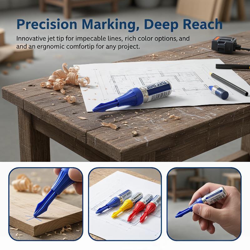 Woodworking Book - Innovative Green Scribed Notebook Woodworking Marker