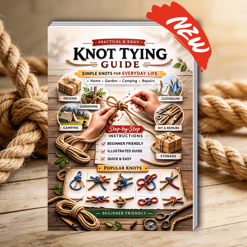 Woodworking Plans - Knot Tying Guide Book Simple Knots