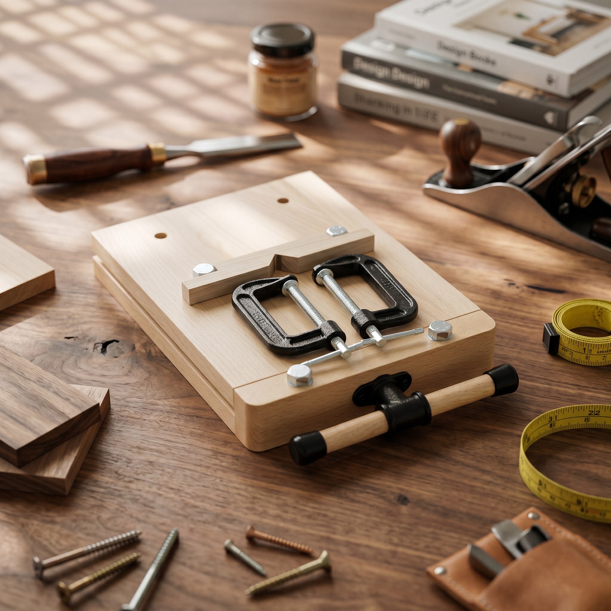 Woodworking Workshop Design - Portable Woodworking Bench Compact Mini Workbench