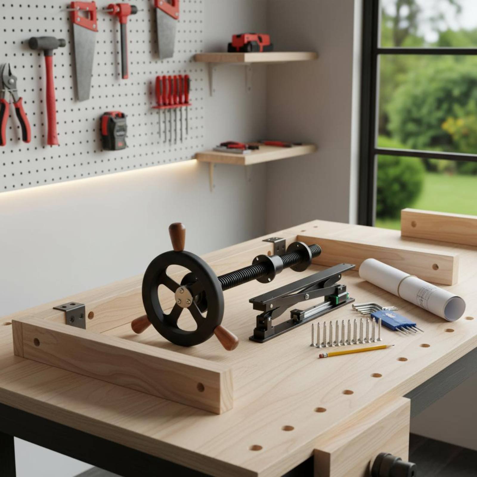 Workbench Leg Clamp European D - Woodworking Workshop Design บทวิจารณ์และราคา