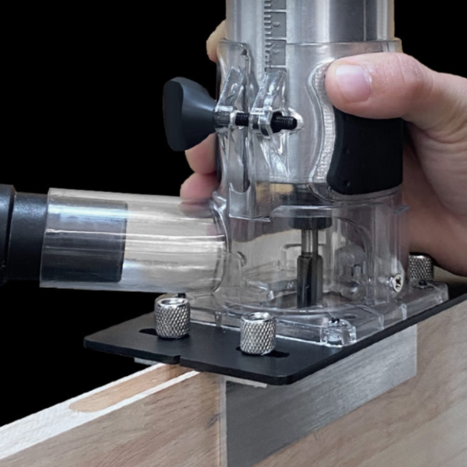 Dust Collection Router Jig Tra - Woodworking Routers บทวิจารณ์และราคา