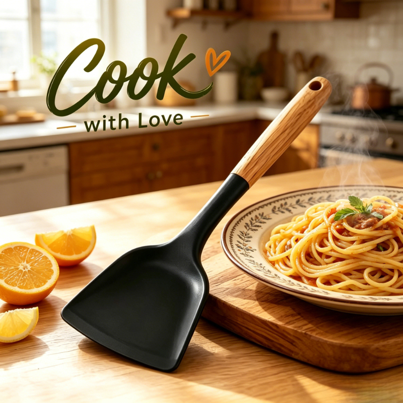 Black Silicone Kitchen Tools 1 - Woodworking Kits บทวิจารณ์และราคา
