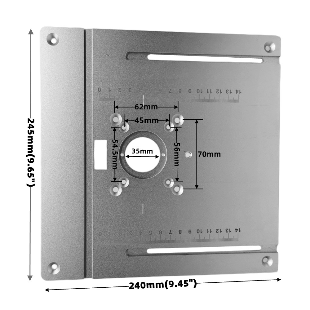 Aluminium Router Table Insert  - Woodworking Plans บทวิจารณ์และราคา