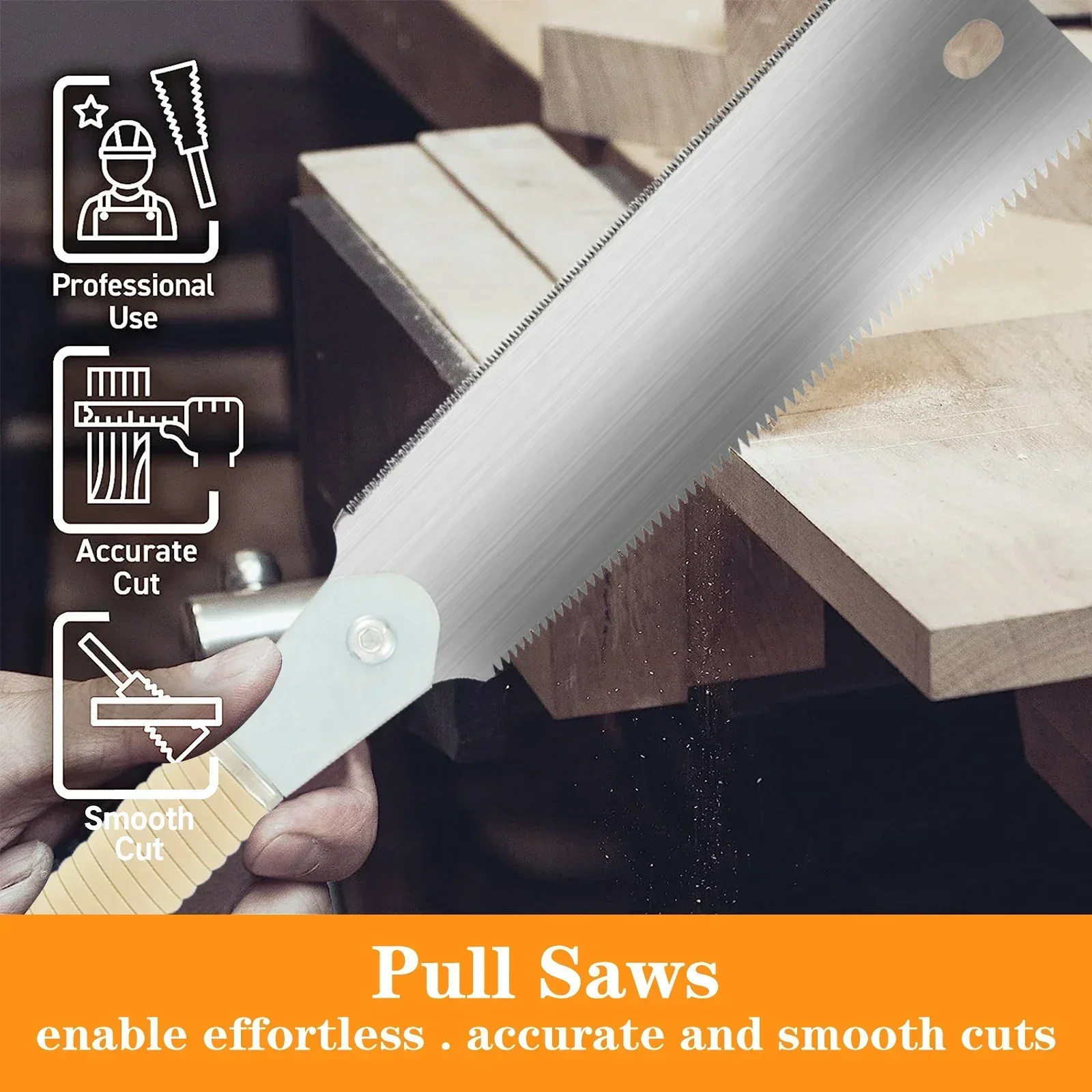 Japanese Hand Saw 9.3inch SK5  - Japanese Pull Saw บทวิจารณ์และราคา