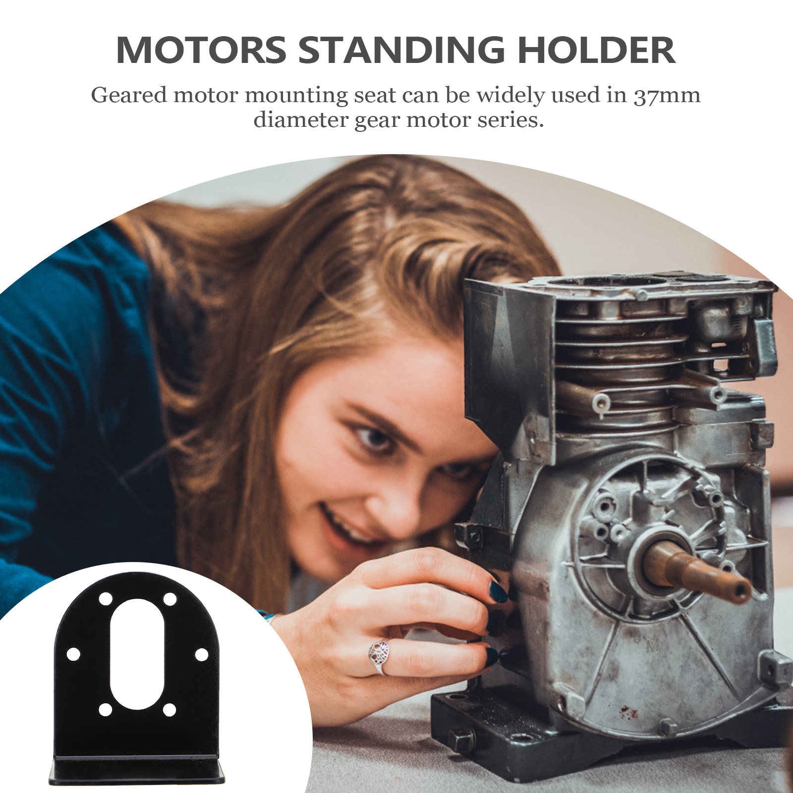 2Pcs Gear Motors Mounting Brac - Woodworking Terms บทวิจารณ์และราคา