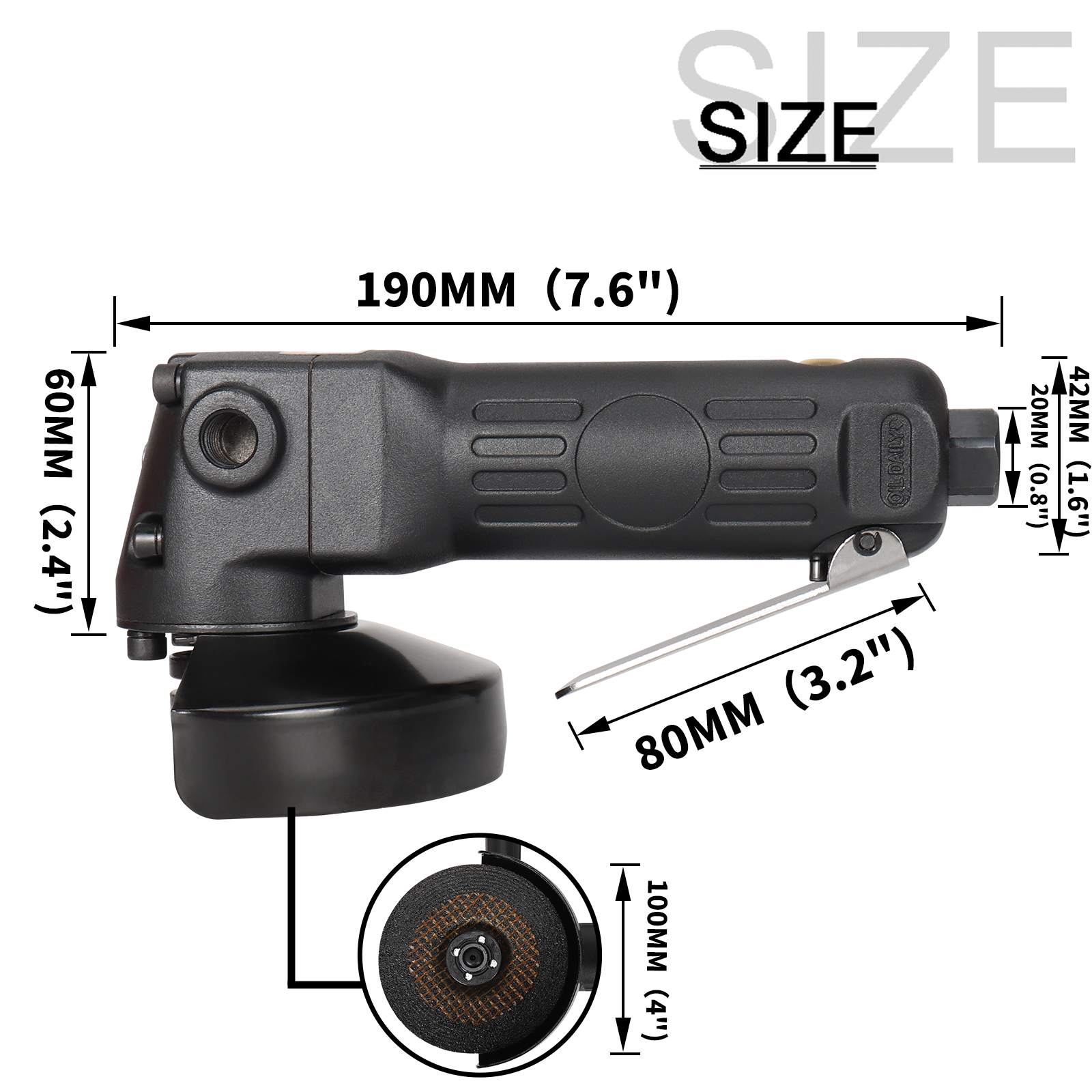 High Speed ​​Air Grinder 4 Inc - Woodworking Manufacturing บทวิจารณ์และราคา