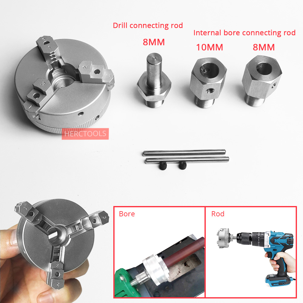 50mm 3-Jaw Self-Centering Lath - Woodworking Lathe Chuck บทวิจารณ์และราคา