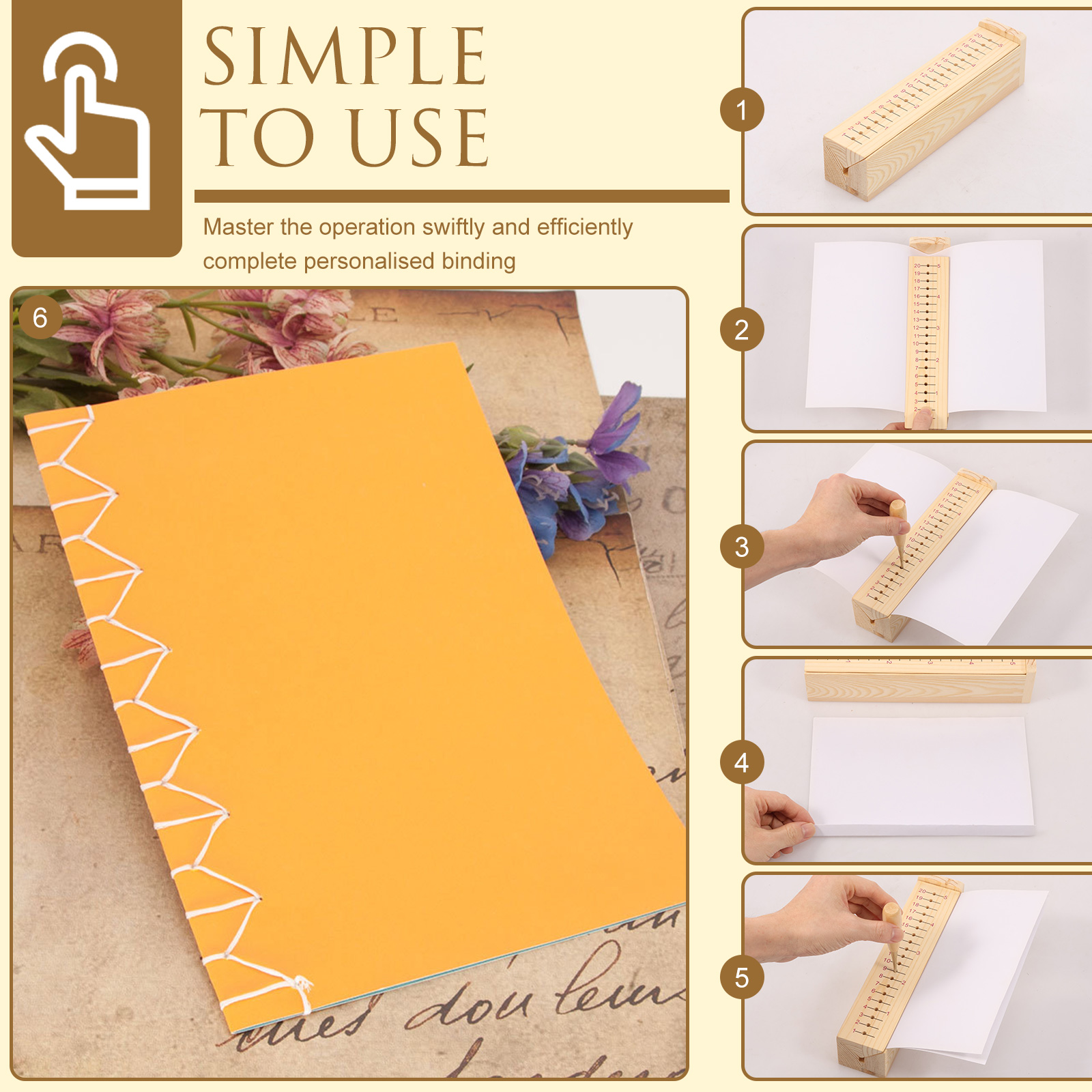 Wood Bookbinding Punching Crad - Woodworking Book บทวิจารณ์และราคา