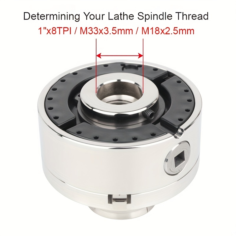 M33 4-Jaw Precision Self-Cente - Woodworking Lathe Chuck บทวิจารณ์และราคา