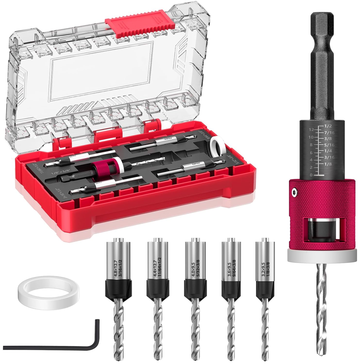 5-Piece Countersink Drill Bit  - Woodworking Kits บทวิจารณ์และราคา