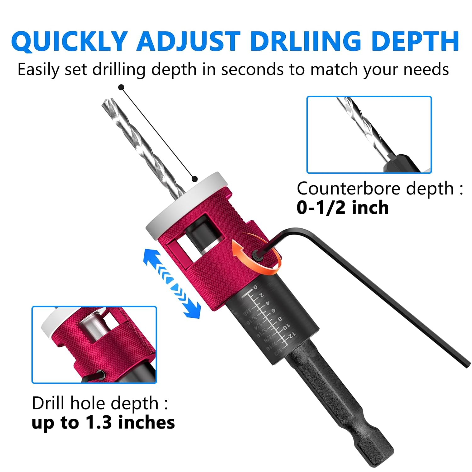 5-Piece Countersink Drill Bit  - Woodworking Kits บทวิจารณ์และราคา