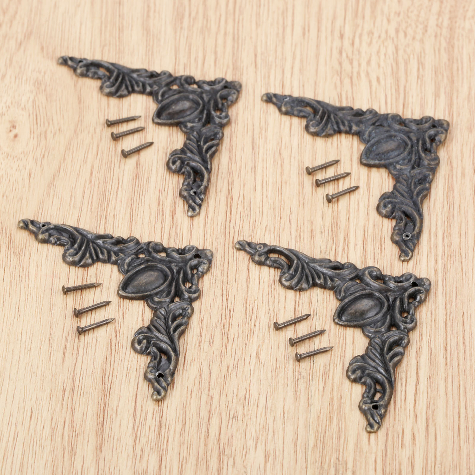 4Pcs Antique Bronze Decorative - Woodworking Book บทวิจารณ์และราคา