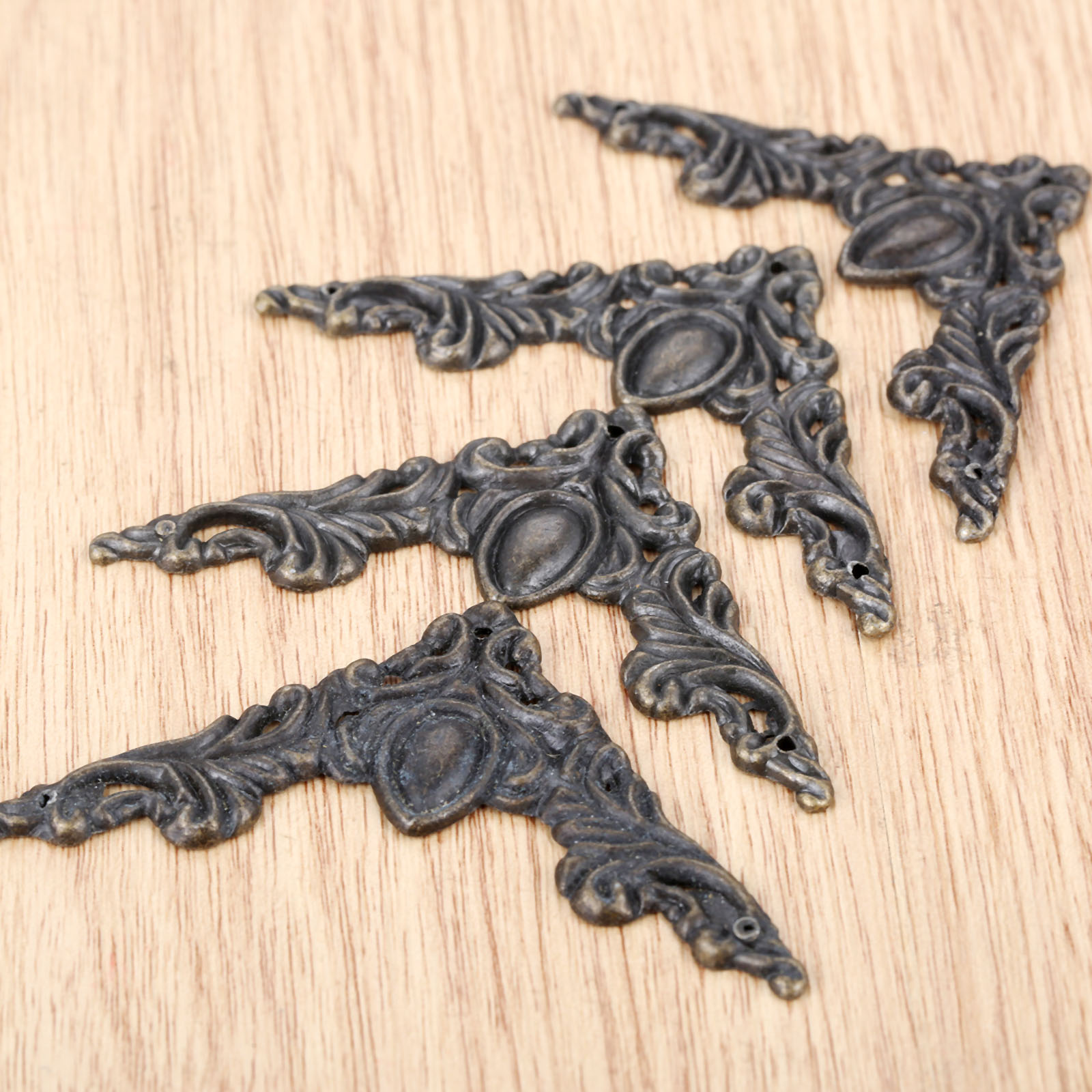 4Pcs Antique Bronze Decorative - Woodworking Book บทวิจารณ์และราคา