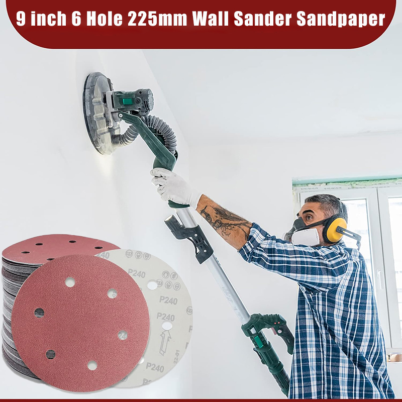 10pcs 9 inch 6 Hole 225mm Wall - Woodworking Wallpaper บทวิจารณ์และราคา