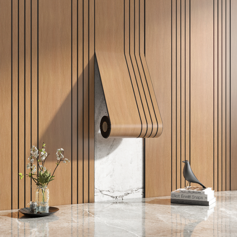 Thickened 3D Stereo Grille Woo - Woodworking Wallpaper บทวิจารณ์และราคา