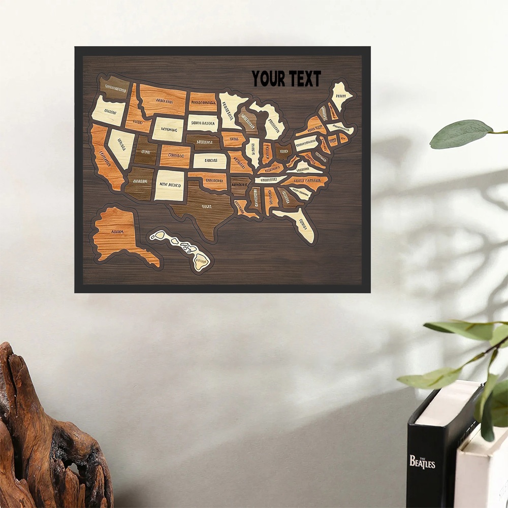 Customizable Wooden USA Travel - Woodworking Usa บทวิจารณ์และราคา