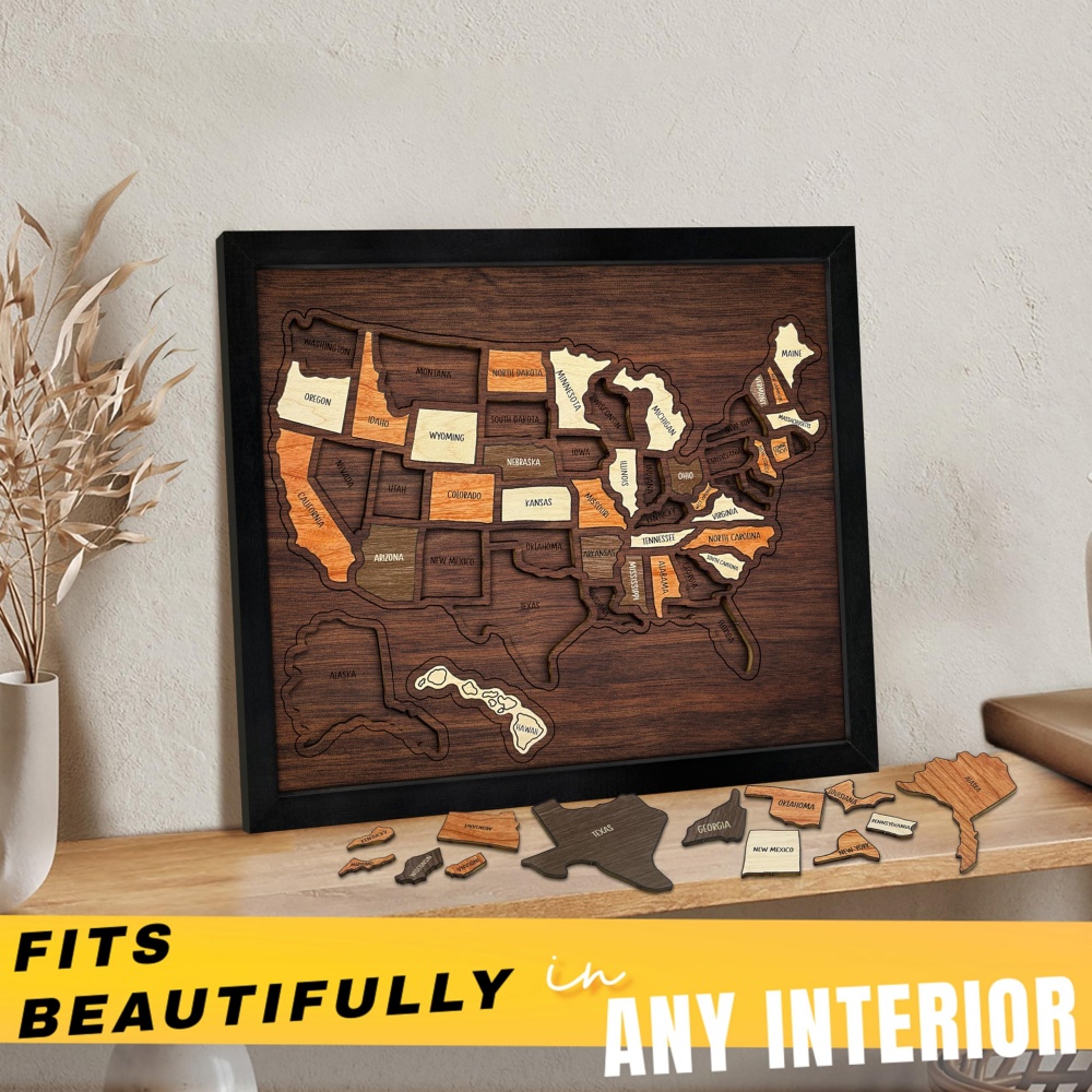 Customizable Wooden USA Travel - Woodworking Usa บทวิจารณ์และราคา