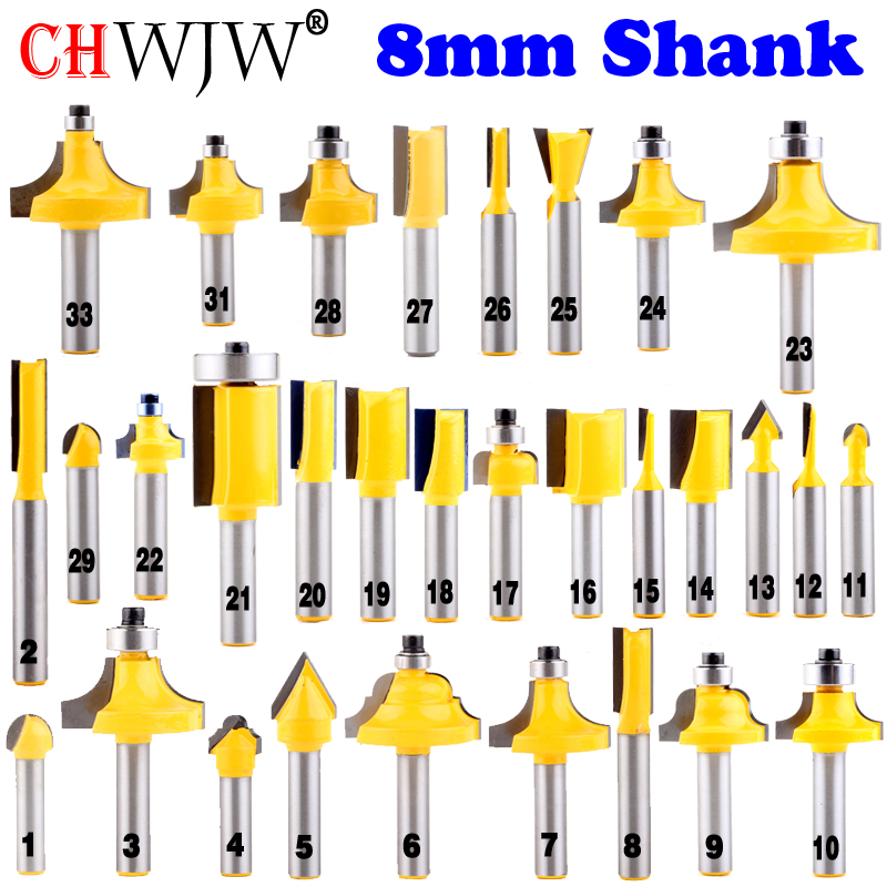 1pc 8mm Shank wood router bit  - Woodworking Usa บทวิจารณ์และราคา
