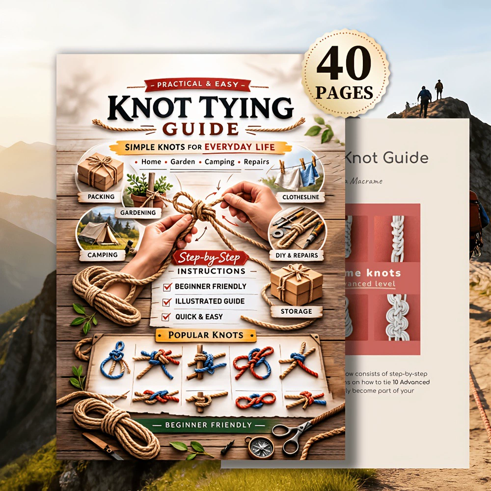 Knot Tying Guide Book Simple K - Woodworking Plans บทวิจารณ์และราคา