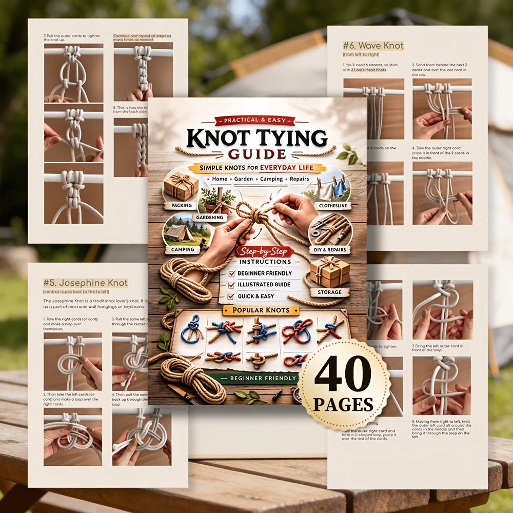 Knot Tying Guide Book Simple K - Woodworking Plans บทวิจารณ์และราคา