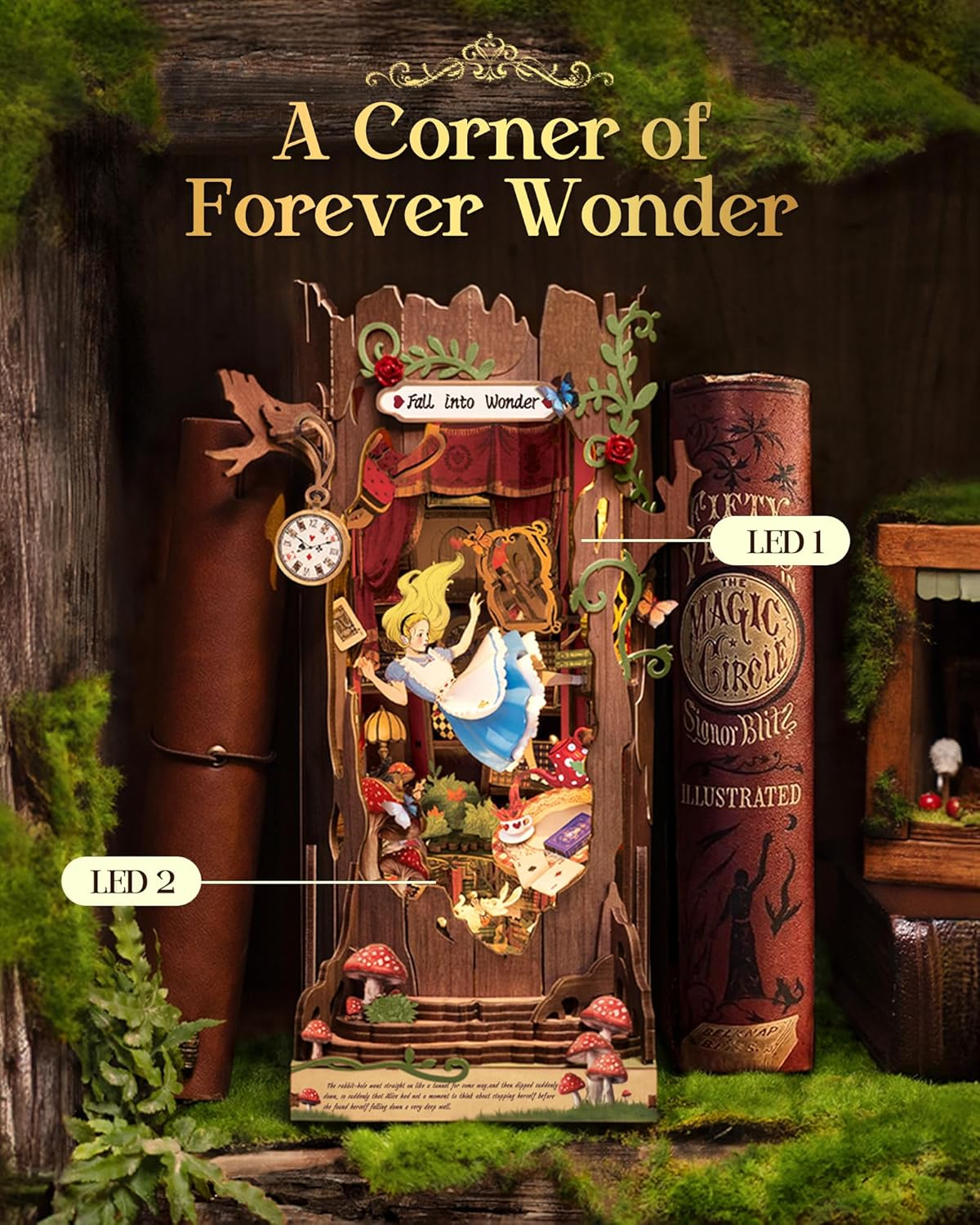 Fall into Wonder 3D Wooden Puz - Woodworking Book บทวิจารณ์และราคา