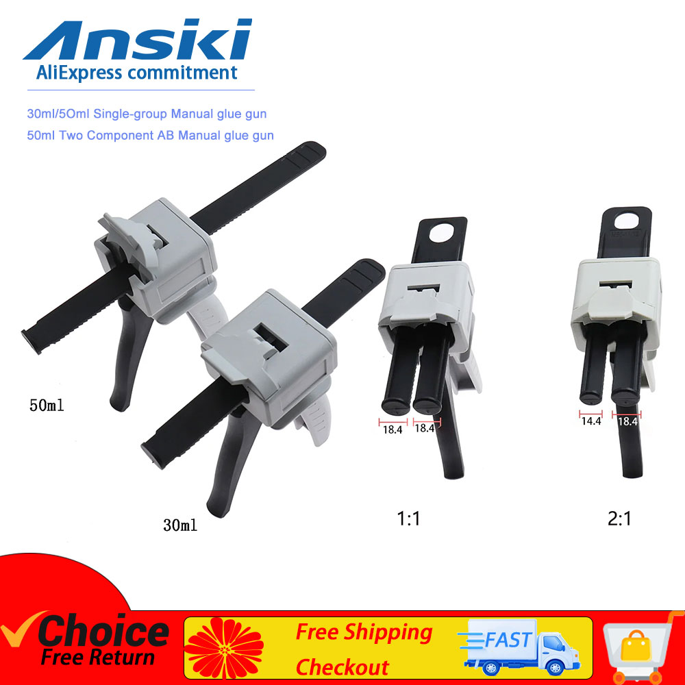 Manual1:1 2:1 10:1 glue gun Di - Woodworking Glue Applicator บทวิจารณ์และราคา