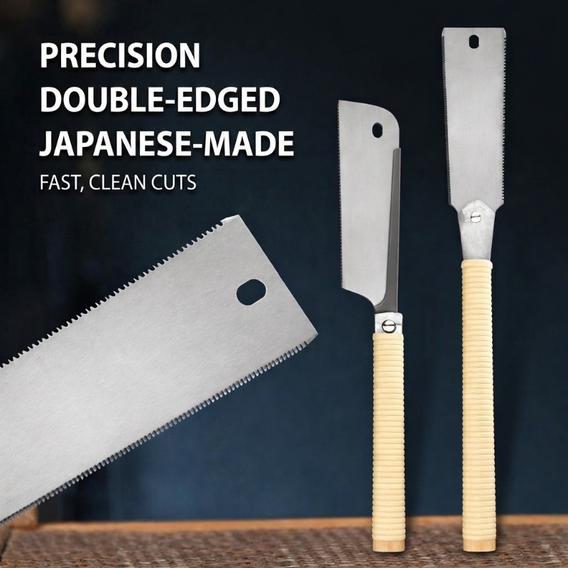 Japanese Style Double Sided Ha - Japanese Pull Saw บทวิจารณ์และราคา