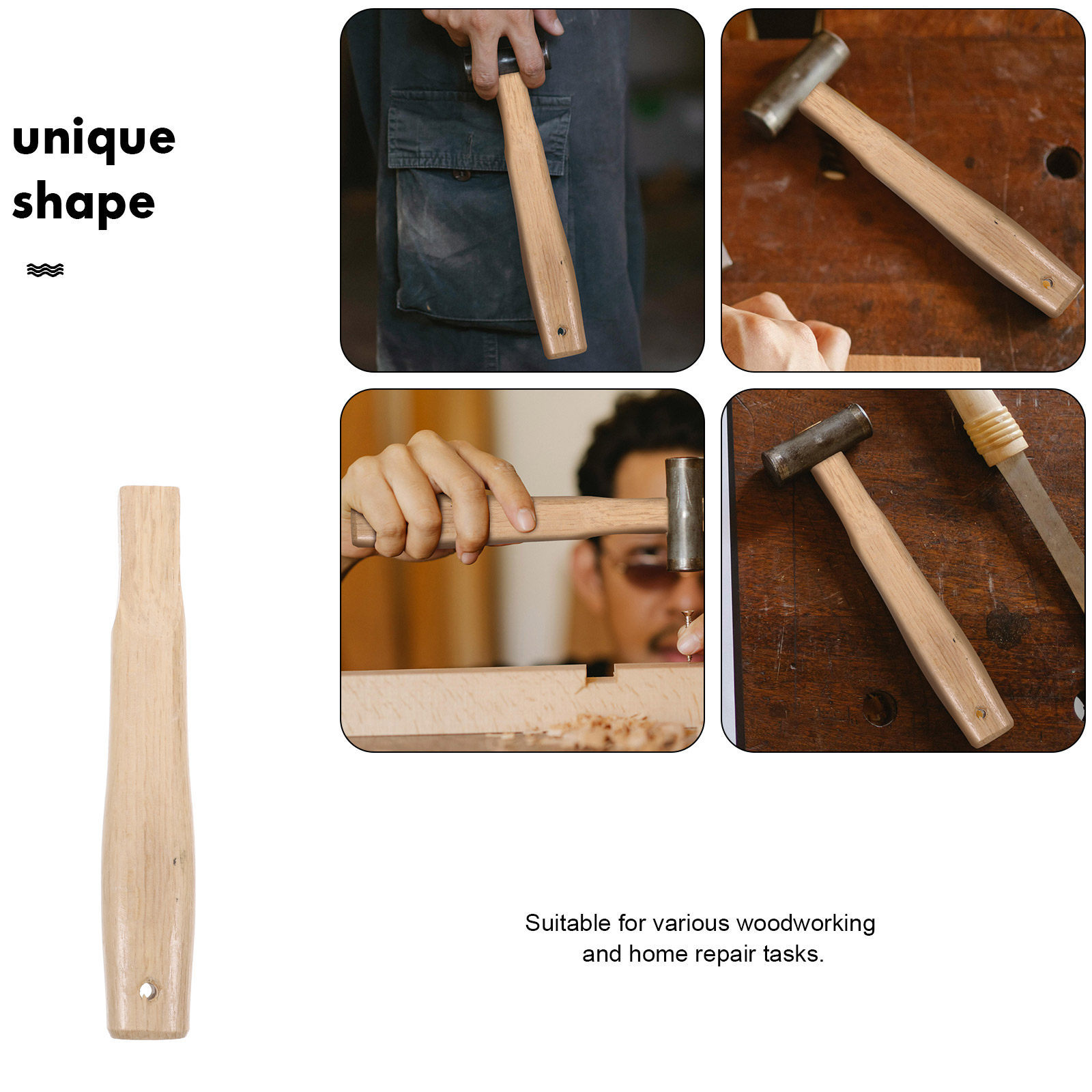 Wooden Hammer Handle Replaceme - Woodworking Terms บทวิจารณ์และราคา