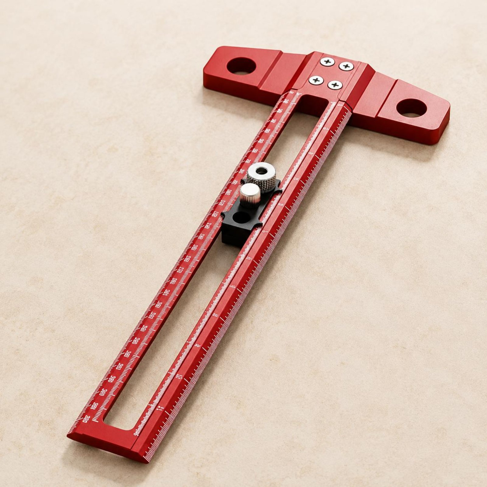 T-Square Ruler Drill Hole Guid - Woodworking Workshop Design บทวิจารณ์และราคา