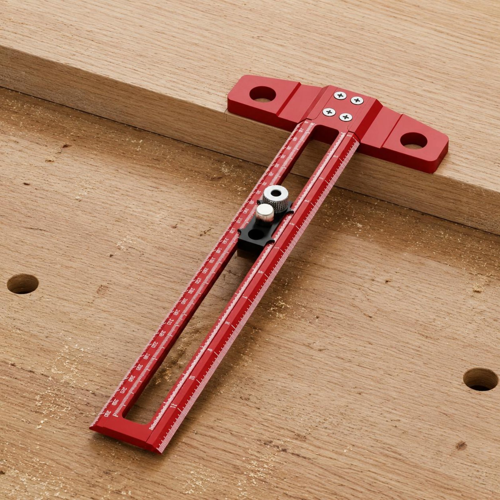 T-Square Ruler Drill Hole Guid - Woodworking Workshop Design บทวิจารณ์และราคา