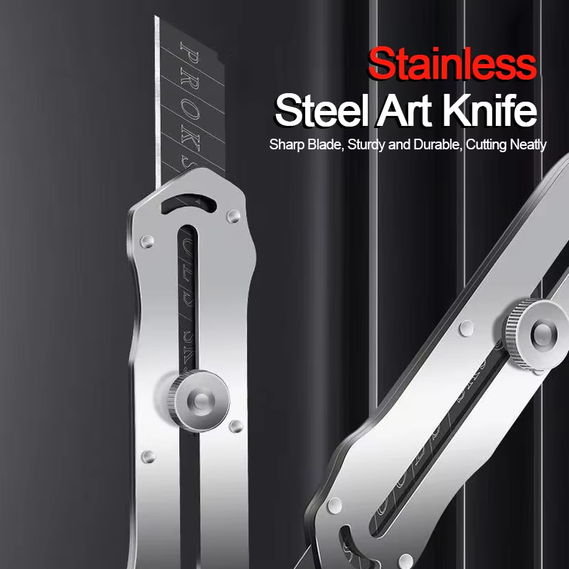 Stainless Steel Metal Art Knif - Woodworking Wallpaper บทวิจารณ์และราคา
