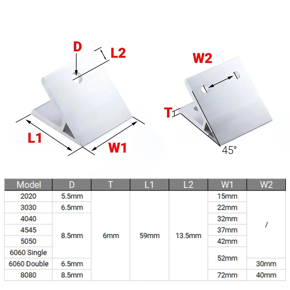 4Pcs 45 Degree Angle Corner Br - Woodworking Joint บทวิจารณ์และราคา