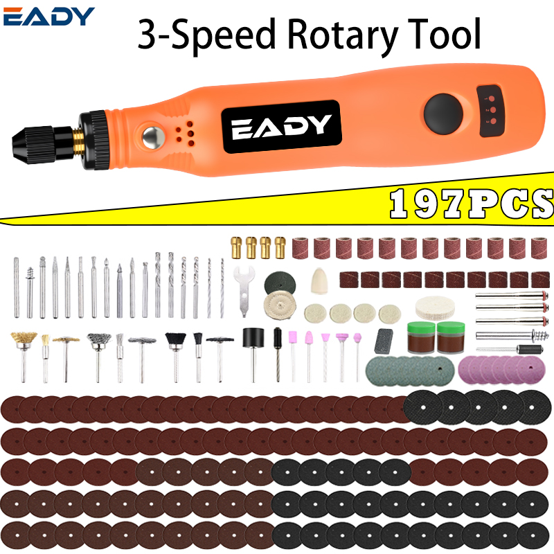 USB Cordless Rotary Tool Kit – - Woodworking Kits บทวิจารณ์และราคา
