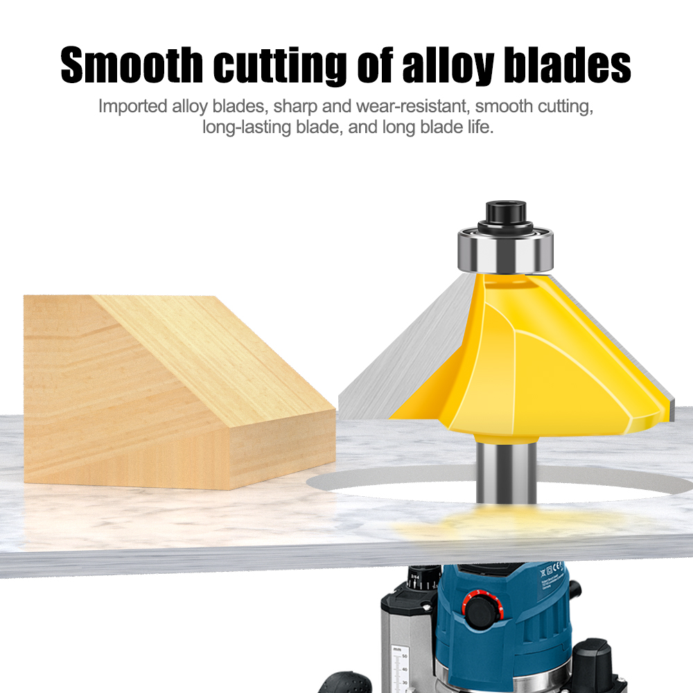 1pc 8mm Shank 45 Degree Bevel  - Woodworking Usa บทวิจารณ์และราคา