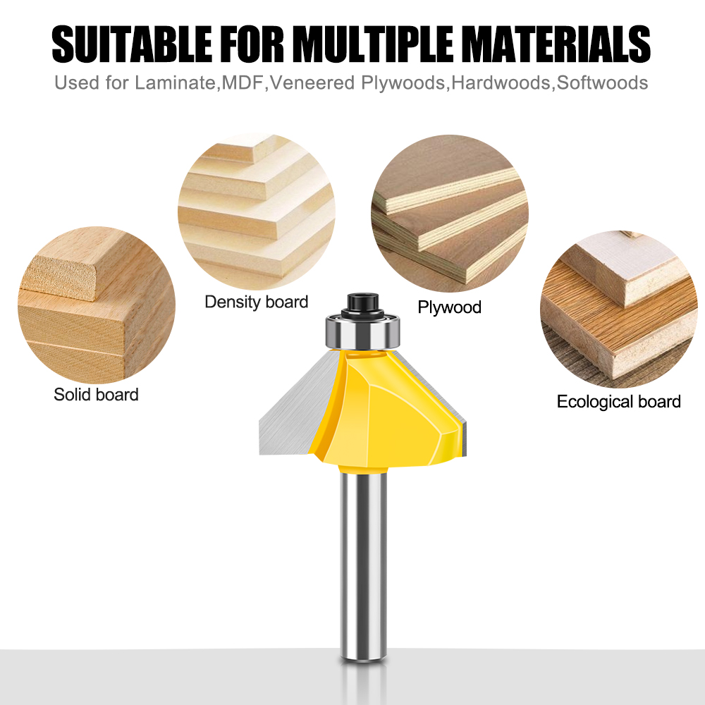 1pc 8mm Shank 45 Degree Bevel  - Woodworking Usa บทวิจารณ์และราคา