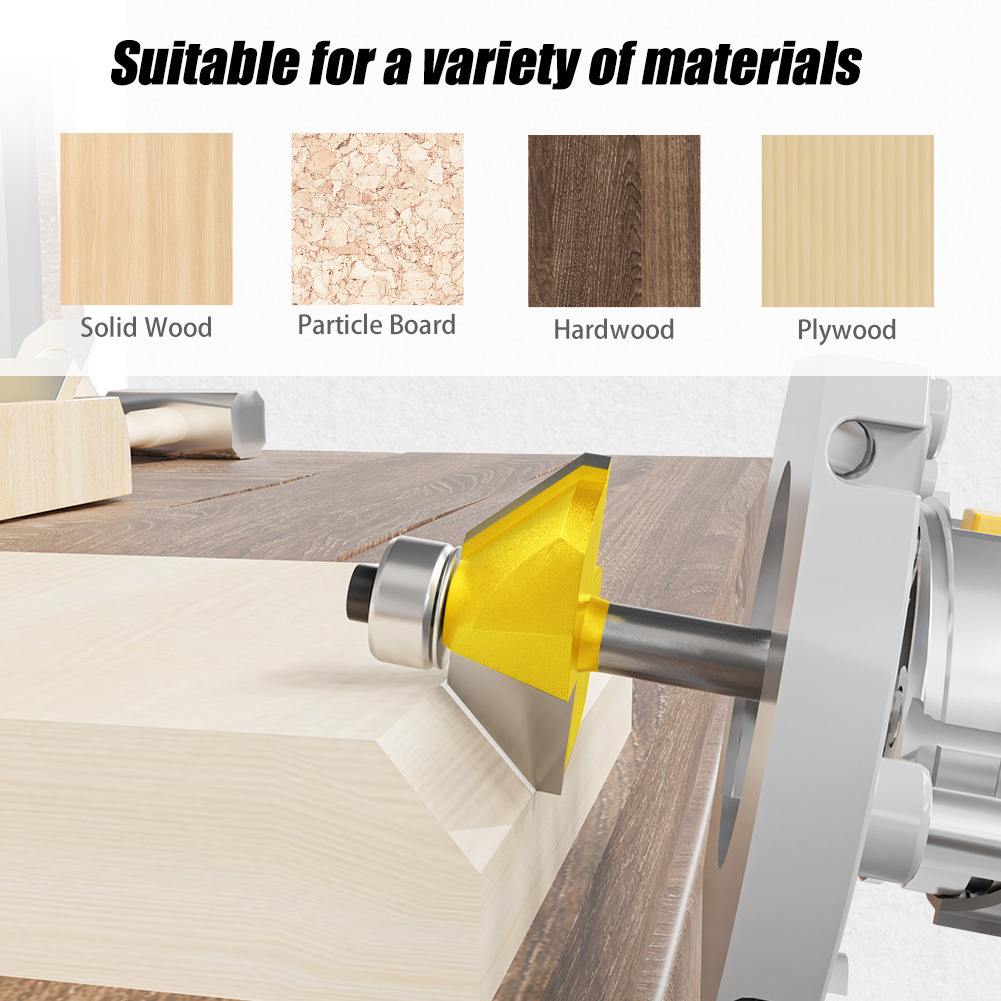 1pc 8mm Shank 45 Degree Bevel  - Woodworking Usa บทวิจารณ์และราคา