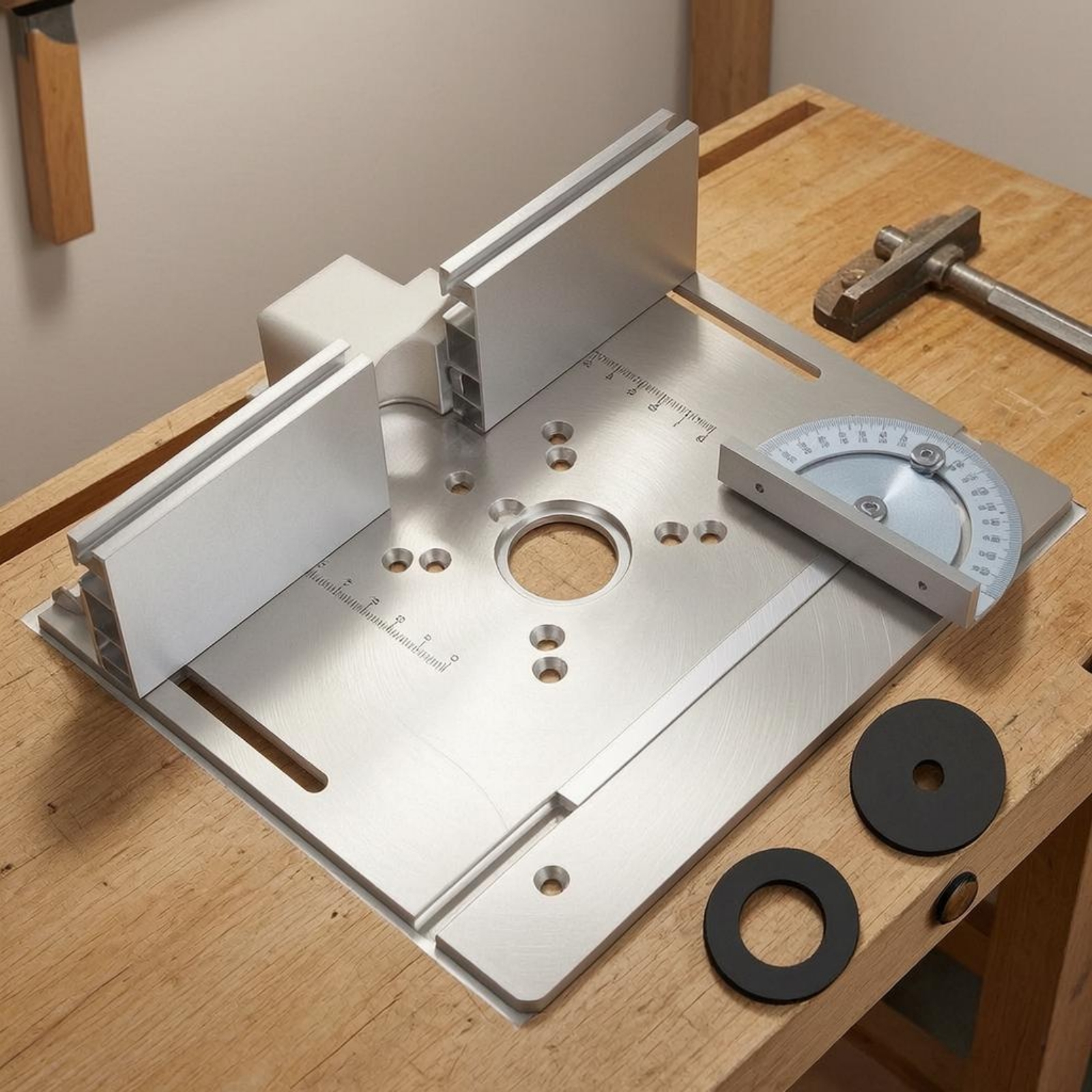 Router Table Insert Plate Coll - Woodworking Routers บทวิจารณ์และราคา