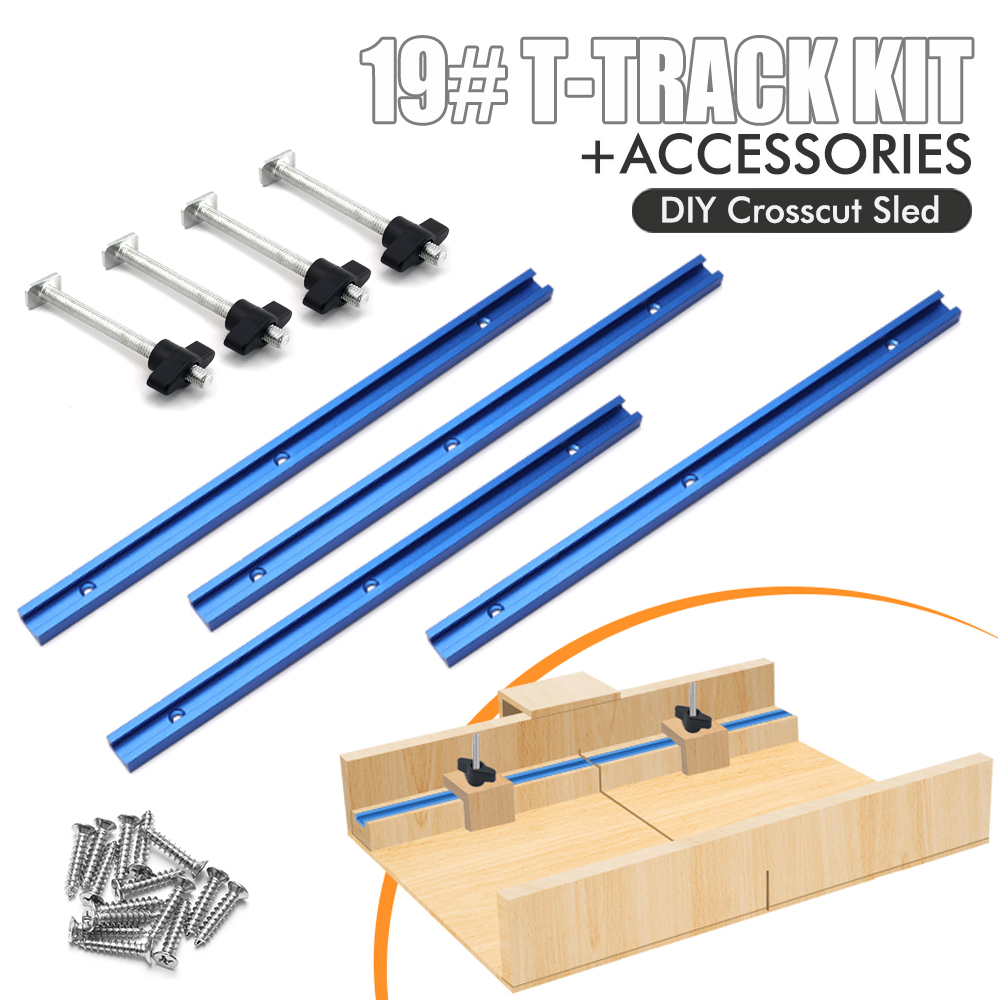 Woodworking 19# T-track Kit an - Woodworking Routers บทวิจารณ์และราคา