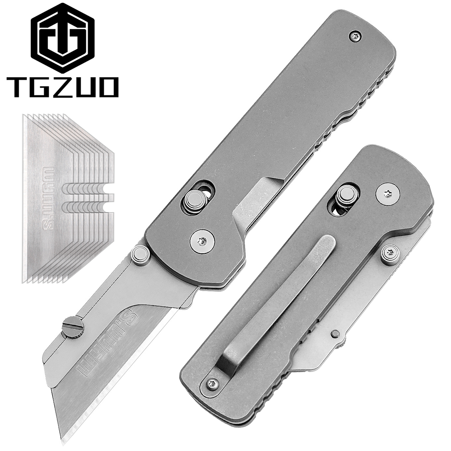 TGZUO Knife Titanium Alloy Fol - Woodworking Wallpaper บทวิจารณ์และราคา