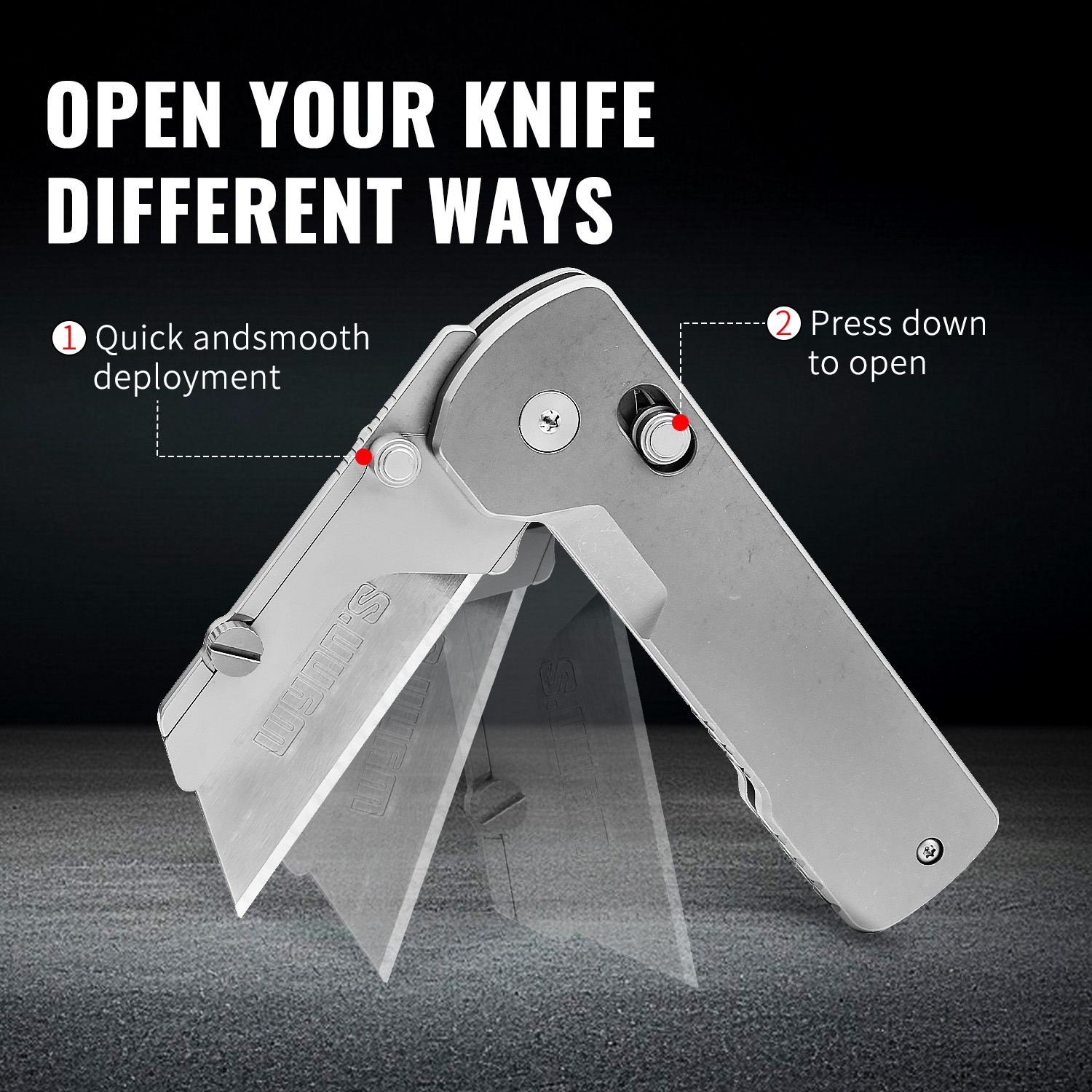 TGZUO Knife Titanium Alloy Fol - Woodworking Wallpaper บทวิจารณ์และราคา
