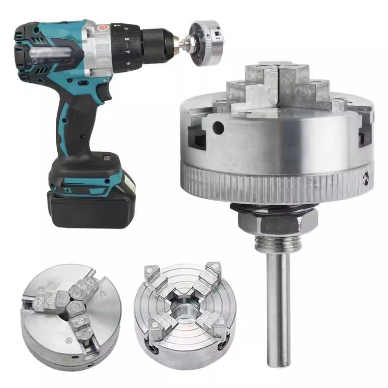 Mini Zinc Alloy 3-Jaw 4-Jaw Ch - Woodworking Lathe Chuck บทวิจารณ์และราคา