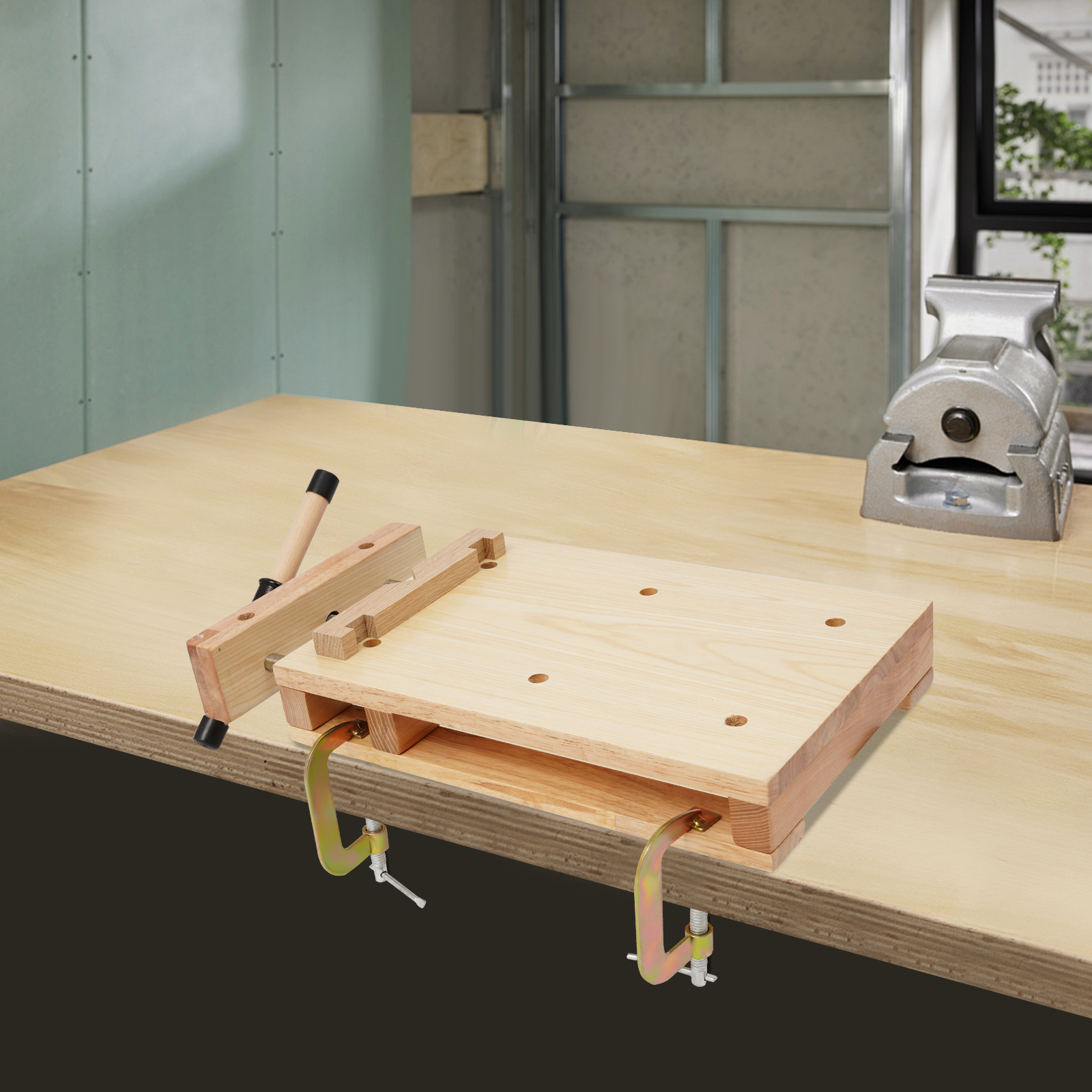 Portable Wooden Workbench, Woo - Woodworking Plans บทวิจารณ์และราคา