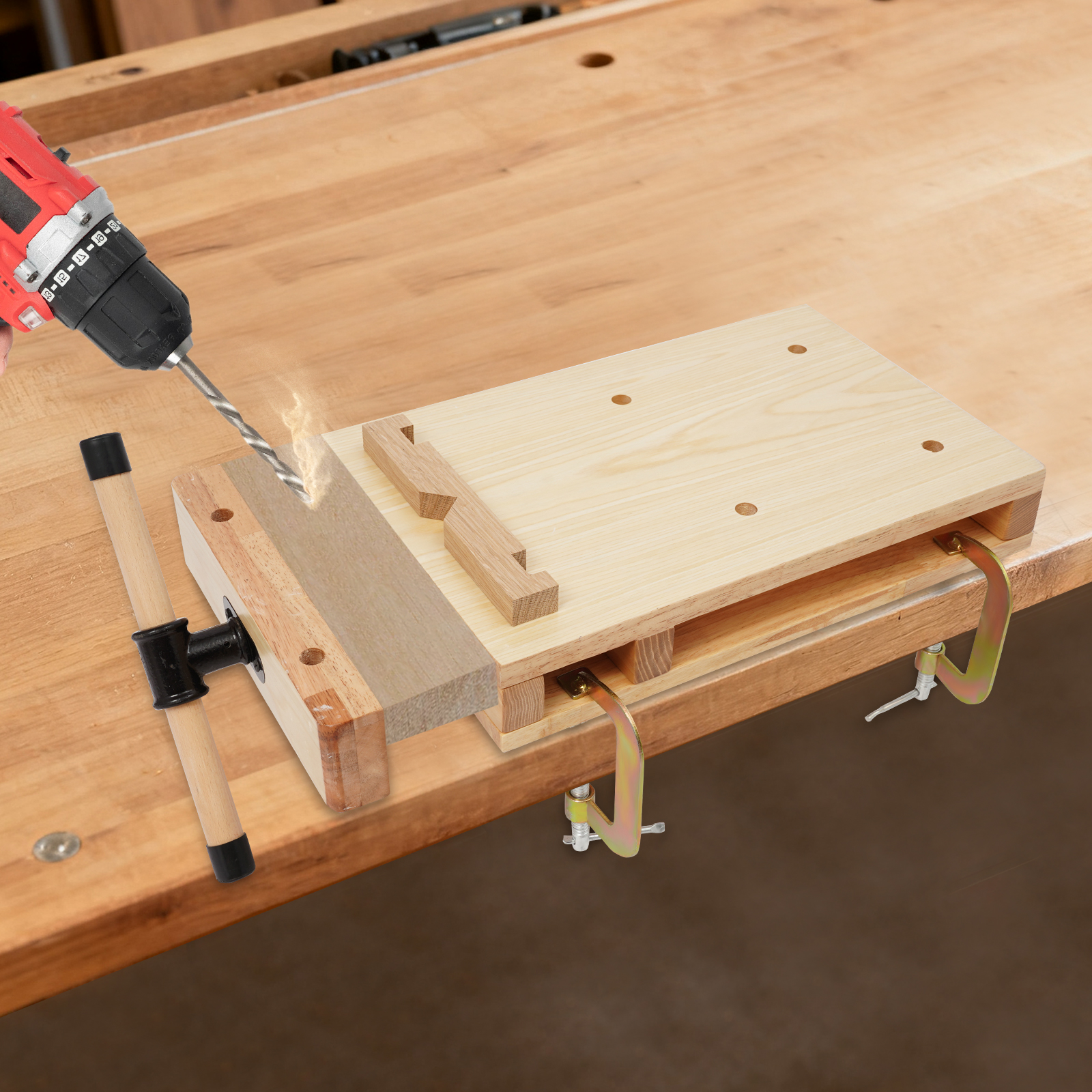 Portable Wooden Workbench, Woo - Woodworking Plans บทวิจารณ์และราคา