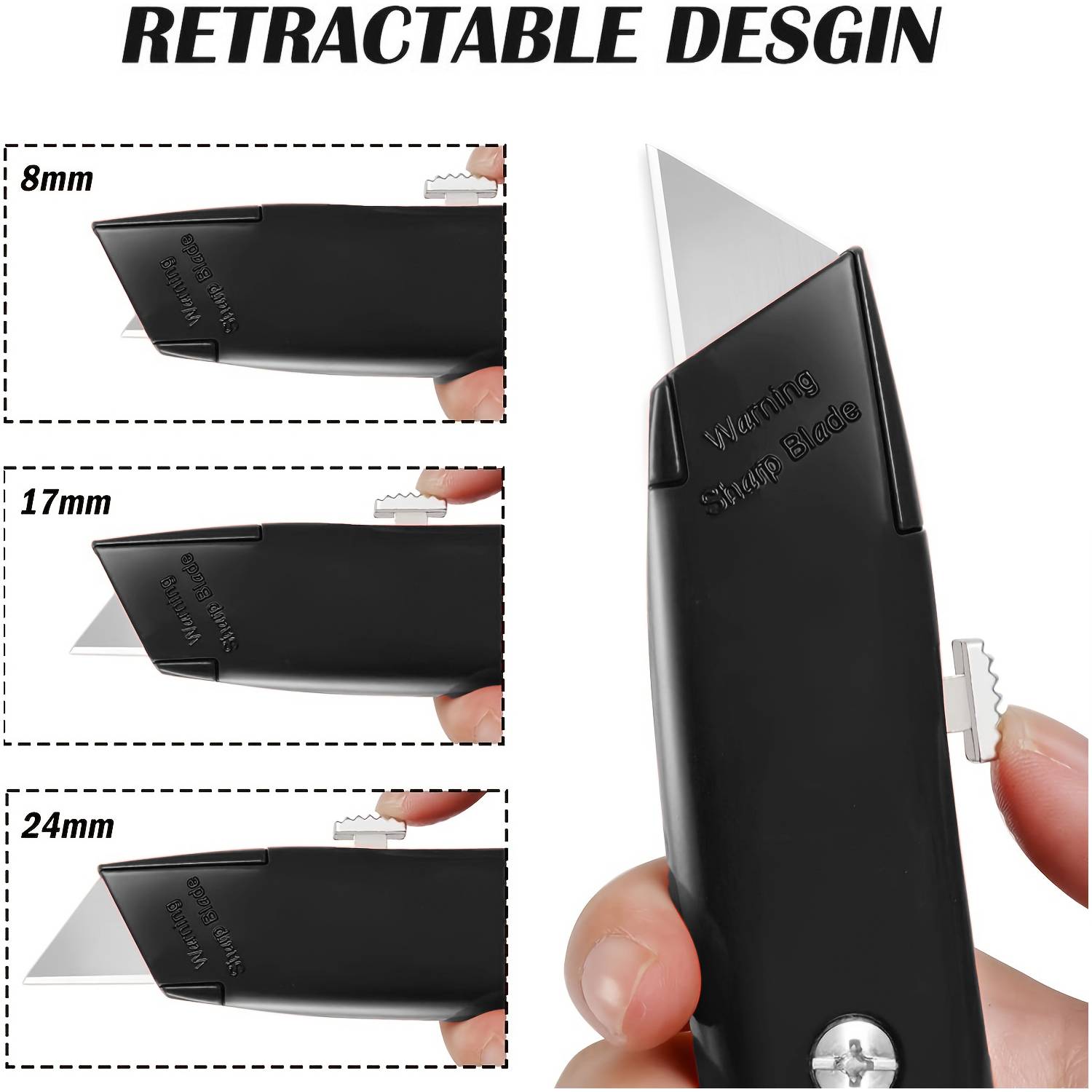 1/2PCS Utility Knife Retractab - Woodworking Warehouse บทวิจารณ์และราคา