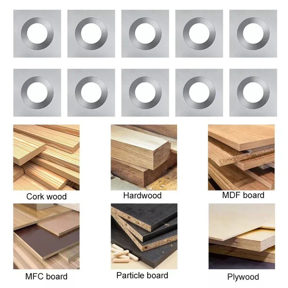 10pcs Square Carbide Inserts B - Woodworking Lathe Chuck บทวิจารณ์และราคา