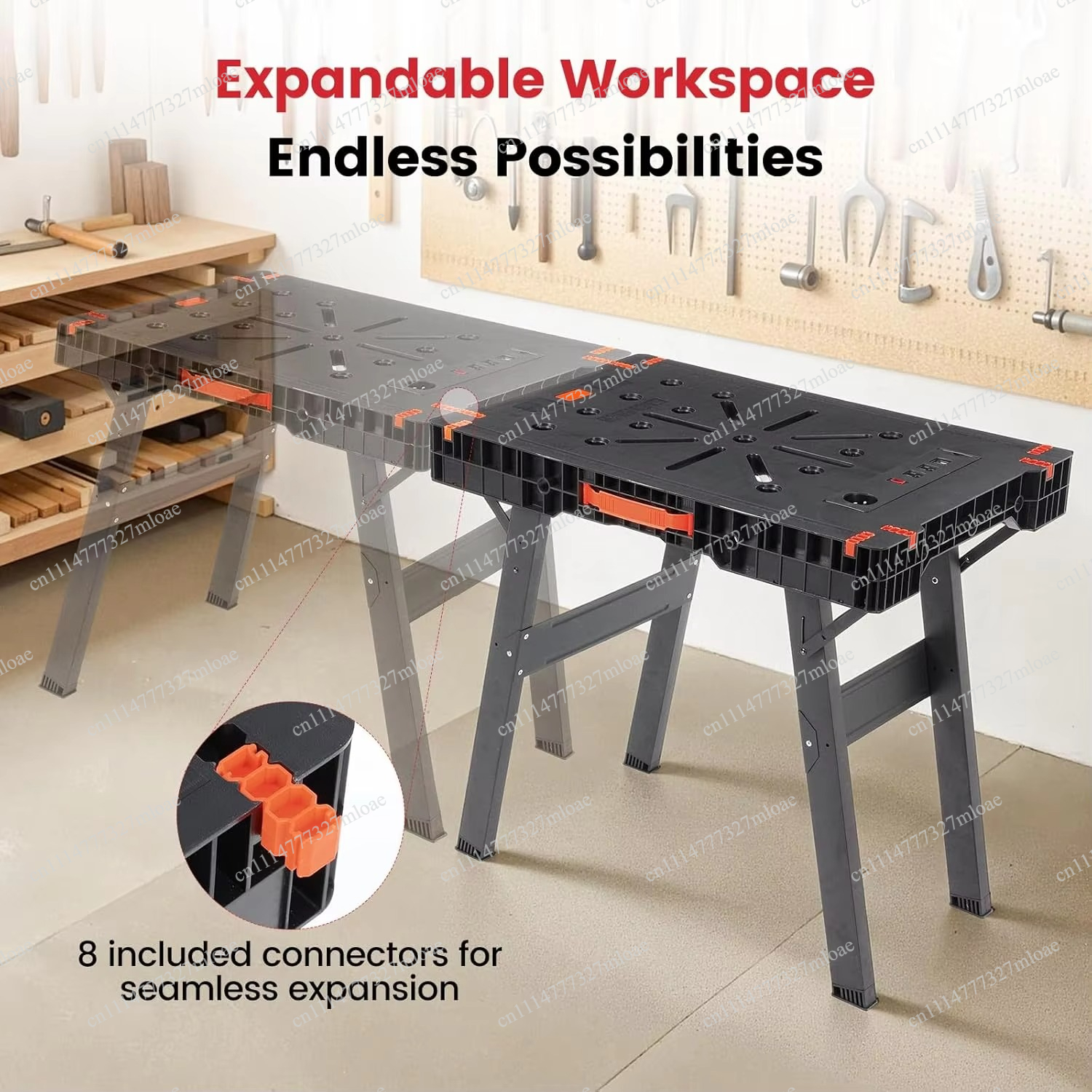 Folding Table with Clamps and  - Woodworking Workshop Design บทวิจารณ์และราคา