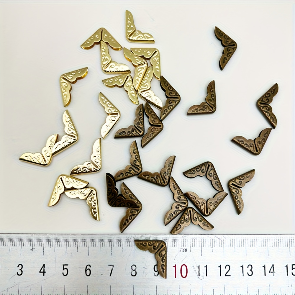 24pcs Retro Triangle Metal Alb - Woodworking Book บทวิจารณ์และราคา