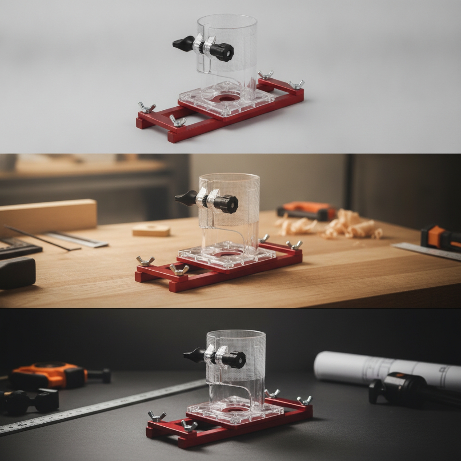Router Guide Fixture Transpare - Woodworking Routers บทวิจารณ์และราคา