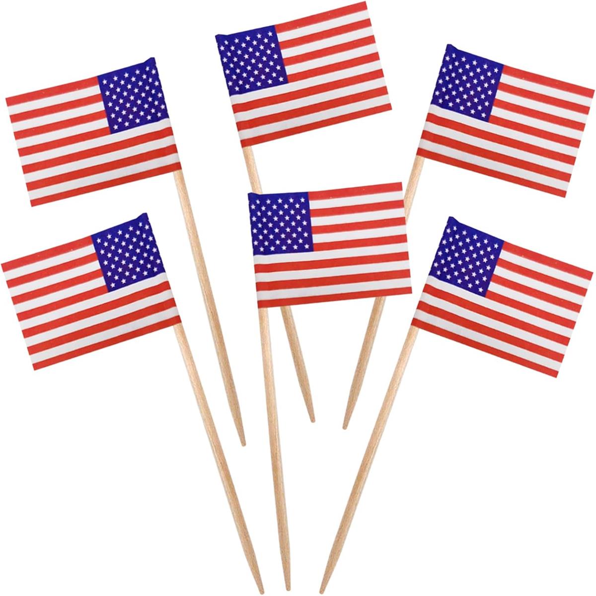Mini America Toothpick Flags P - Woodworking Usa บทวิจารณ์และราคา