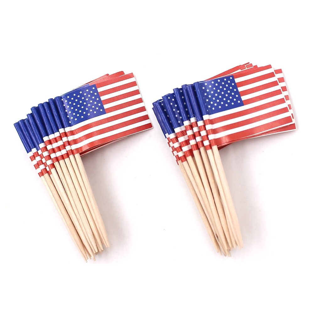 Mini America Toothpick Flags P - Woodworking Usa บทวิจารณ์และราคา